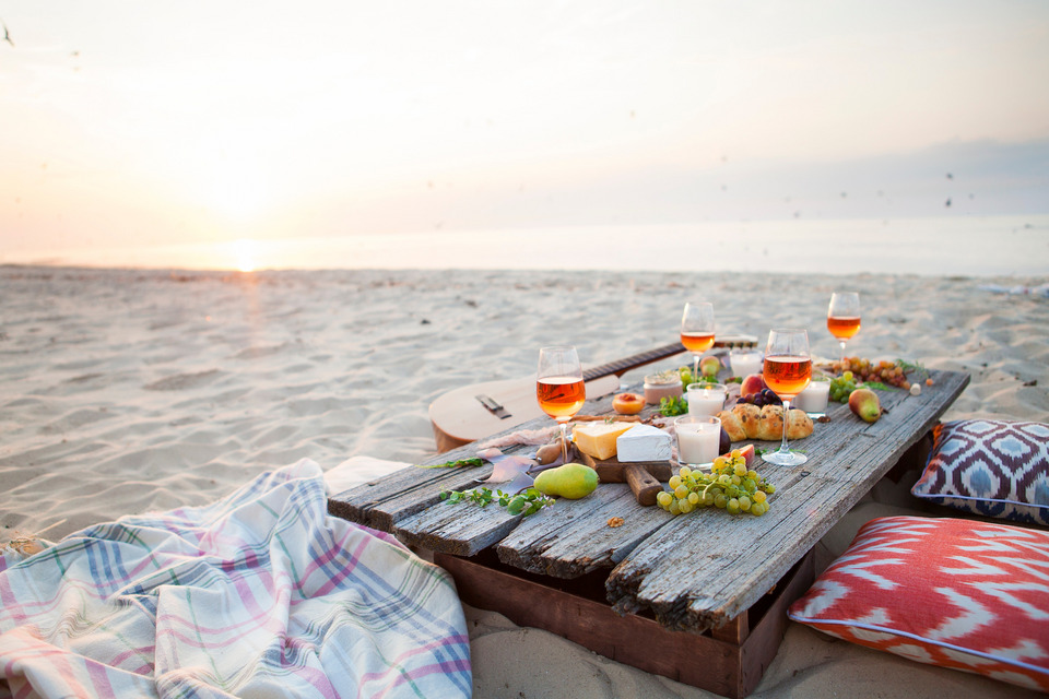 Piknik na plaży